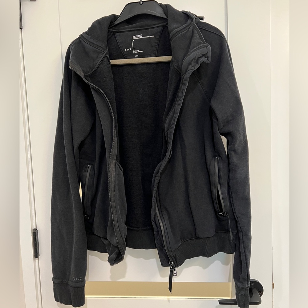 Men’s Performance GYM ZIPPER HOODIE Black XXL